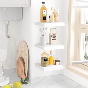 Estantes Flotantes <span class=keywords><strong>de</strong></span> 20 cm para Pared, <span class=keywords><strong>Estante</strong></span> <span class=keywords><strong>Pequeño</strong></span> para Montar en la Pared, para Baño, Sala <span class=keywords><strong>de</strong></span> Estar, Dormitorio, <span class=keywords><strong>Cocina</strong></span>, Juego <span class=keywords><strong>de</strong></span> 3 - Product Image 1