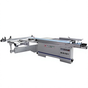 Scie à table horizontale WE MJ6128Y 380V, machine de découpe de précision pour le travail du bois, capacité de 3 pouces ° -45 °   Réglage de la biseau - Product Image 1