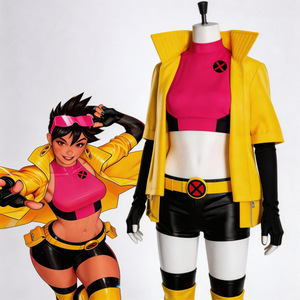 Costume de cosplay X-Men Li Qianhuan, ensemble de trench-coat jaune, tenue de jeu d'animation, taille adulte - Product Image 2