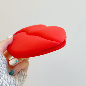 Cover per telefono in Silicone morbido con labbra rosse Creative 3D antiurto per <span class=keywords><strong>iPhone</strong></span> 7 8 <span class=keywords><strong>XR</strong></span> 11 11pro 12 13 14 14pro 15 Pro Max - Product Image 4
