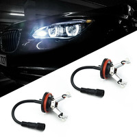 Phares LED Angel Eye en forme de V à griffes bifurquées H8, compatibles avec E70 E71 E82 E87 E90 E92 E93