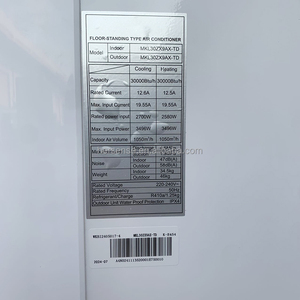 Aires Acondicionados de Piso/Independientes de 30000 BTU para Enfriamiento y Calefacción de Salas de Estar, R410a, 220v, 50Hz, Tubería de Cobre Puro, Climatizador - Product Image 4