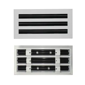 Aluminium Linear Slot Diffuser Air Grill Ukuran untuk Hvac Sistem Pendingin Udara