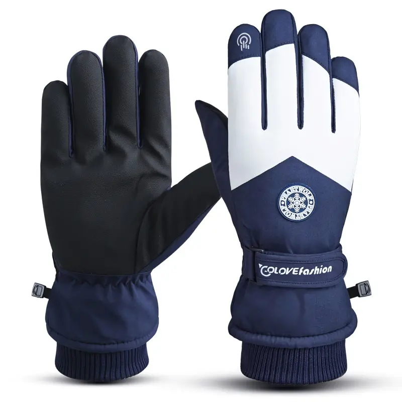 Зимние водонепроницаемые ветрозащитные теплые утолщенные лыжные Зимние перчатки для сенсорных экранов