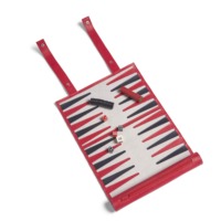 Anpassbares Platzsparendes Familien-Rollbackgammon mit Siebdruck-Logo, Aufrollbares Backgammon-Reiseset