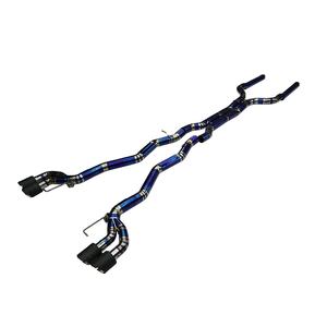 Échappement JTLD Performance Blue Titanium Bypass Catback sans silencieux pour <span class=keywords><strong>BMW</strong></span> <span class=keywords><strong>M8</strong></span> <span class=keywords><strong>Gran</strong></span> <span class=keywords><strong>Coupe</strong></span> <span class=keywords><strong>Competition</strong></span> 2021 - Product Image 1