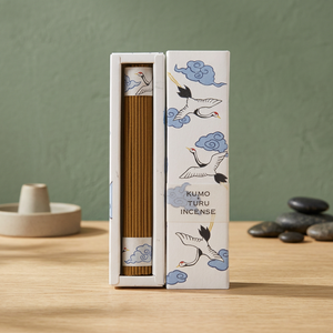 Incienso de Bambú con Diseño de Grulla Kosaido, Recuerdo de Kioto, Aromaterapia y Relajación, 40 Piezas, Soporte para Incienso Zen, Regalo - Product Image 3