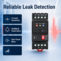Controlador de Detección de Fugas de Agua Speed RS485 Modbus, Alarma de Fugas de Líquido Sin Localización, Riel DIN, Centro de Datos, Sala de Servidores