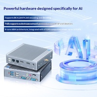 Boîtier de calcul de pointe industriel IA Rockchip RK3588, puissance de calcul NPU 6 TOPS, mini-hôte Android RK3576, décodage vidéo 4K, 8 Go de RAM