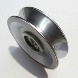 Poulie de déroulement en acier chromé pour équipement de câblage, poulie de guidage de fil - Product Image 2