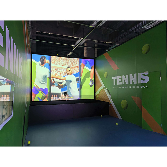 Simulated Tennis Interactive Tennis Competition Simulator Tennis Indoor Training Simulator