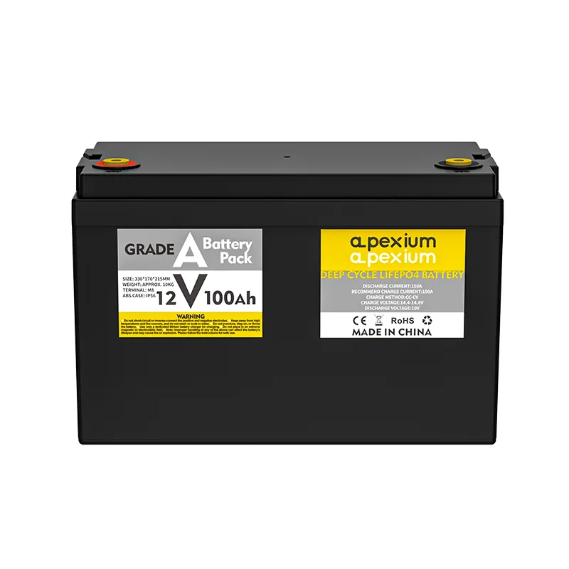Miglior prezzo di alta qualità 12V 100Ah 1.28Kwh ciclo profondo Lifepo4 batterie JBD BMS Akku ioni di litio per energia solare fotovoltaica