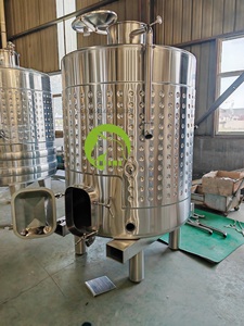 Bon prix 1000L 2000L 3000L cuves de stockage de réservoirs de vin de fermentation d'acier inoxydable pour le vin rouge et blanc dans le vignoble de cave - Product Image 2