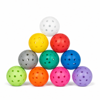 Pickleball Ekipmanları Toptan Açık Hava Pickleball Topları 26 Delikli Toplu Tedarik
