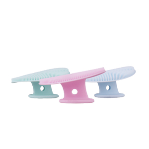 Wholesale Silicone <b>Face</b> <b>Scrubber</b> Facial Cleansing Brush Skincare Accessories Blackhead Acne Pore Pad Cradle Cap <b>Face</b> Wash Brush - Product Image 5