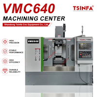 Centre d'usinage vertical VMC640, broche BT40, 6000 tr/min, haute précision, fraisage CNC pour pièces métalliques, moules automobiles et aérospatiale