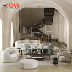 Muebles de <span class=keywords><strong>Hotel</strong></span> Foshan, Cama King Size Tapizada de Lujo, Contemporánea, Ecológica y Resistente al Agua para Conjuntos de Dormitorio de Apartamentos - Product Image 3