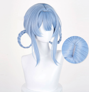 <span class=keywords><strong>Parrucca</strong></span> Sintetica Corta Blu da 35cm per Cosplay di Tachibana Sherry, Stile Anime Magico, per Feste di Halloween - Product Image 3