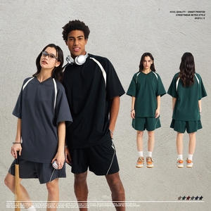 Chaud nouveau Design été unisexe glace fraîche séchage rapide 100% coton épissé femmes et hommes T-Shirts - Product Image 4