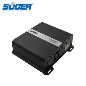 Suoer CP-2000.1D-J Full Range 6000w Car Amplifier Professional 2000 Watts Rms Power Car Amplifier