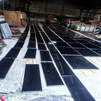Carrelage en granit noir indien poli moderne |   Dalle de granit noir absolu avec garantie de 5 ans pour revêtements de sol, comptoirs et construction