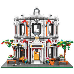 2743 Piezas, Bloques de Construcción del Instituto Culinario Europeo, Estilo Neoclásico, 5 Luces LED, Aprendizaje STEAM, Regalo para Niños, Decoración del Hogar - Product Image 1
