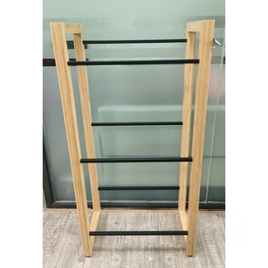 <b>Wooden</b> Bamboo Cool Drinks <b>Crate</b> Shelf <b>Crate</b> Shelf for 3 <b>Crates</b> Drinks Stand - Product Image 2