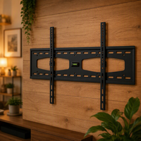 Braket Pemasangan TV Universal Industrial Grade yang Dapat Dimiringkan 45-90 Inch Kapasitas 65kg VESA 700x500 Dudukan Dinding TV Panel Datar Besar