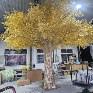 Árbol Artificial <span class=keywords><strong>de</strong></span> Banyan Dorado <span class=keywords><strong>de</strong></span> Fibra <span class=keywords><strong>de</strong></span> Vidrio Personalizado <span class=keywords><strong>de</strong></span> 5m, Árbol <span class=keywords><strong>de</strong></span> la Abundancia para Decoración <span class=keywords><strong>de</strong></span> Hoteles y Centros Comerciales - Product Image 3