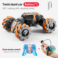 Voiture télécommandée 2,4 GHz RC Drift Stunt avec rotation 360°, contrôle par geste lumineux via application, portée 100m+, jouet pour enfants intérieur/extérieur, fonction de suivi à distance