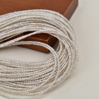 Perles rondes d'eau douce naturelles 1,8-2 mm Mini perles Semi-finies Chine Collier Bijoux Accessoires DIY Perles en vrac