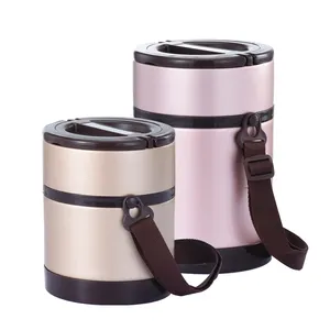 Insulated Vacuum Braised Beaker Lunch Box Burning Pot Double Wall Stainless Steel 1300ml/2000ml Food Storage Boxes & Bins Modern