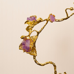 Artigianato moderno di lusso a forma di zucca in lega di zinco elegante metallo artigianato per la famiglia soggiorno tavolo da pranzo Villa Hotel - Product Image 4