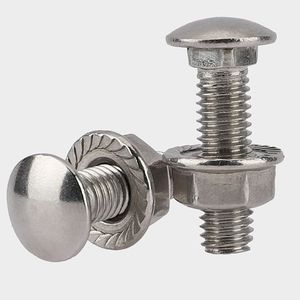 Suministro de fabricación M7 <span class=keywords><strong>M8</strong></span> M9 M14 M15 Rueda <span class=keywords><strong>Dimensiones</strong></span> estándar Cabeza de copa <span class=keywords><strong>Perno</strong></span> y tuerca de carro - Product Image 4