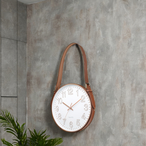 Mute Belt Gold Fashion Home Living Room Stereo <b>Digital</b> Simple Wall <b>Clock</b> - Product Image 4