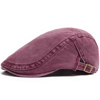 Béret en jean vintage 100% coton unisexe, style personnalisé, couleur au choix, toutes saisons, voyage, plage, sport, loisirs, extérieur, collection complète
