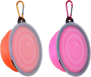 ชามพลาสติกแบบพับได้เป็นมิตรต่อสิ่งแวดล้อมเครื่องใช้สำหรับใช้กลางแจ้งสำหรับแมวและสุนัข - Product Image 1