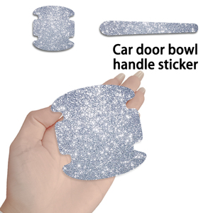 8 pièces/ensemble Autocollants universels pour poignées <span class=keywords><strong>de</strong></span> porte <span class=keywords><strong>de</strong></span> <span class=keywords><strong>voiture</strong></span> en PEVA, Nano-adhésifs, Logo/Badge <span class=keywords><strong>de</strong></span> <span class=keywords><strong>luxe</strong></span>, Anti-rayures, Autocollants pour <span class=keywords><strong>voiture</strong></span> - Product Image 6