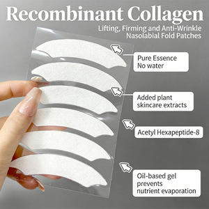 Patchs de collagène recombinant pour les plis nasogéniens 300mg 18 pièces, effet liftant et raffermissant, anti-rides - Product Image 3