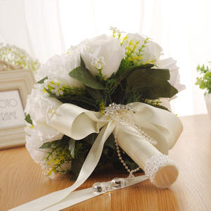 Ramo <span class=keywords><strong>de</strong></span> Rosas <span class=keywords><strong>de</strong></span> Boda Estilo Botánico, Flor Artificial <span class=keywords><strong>para</strong></span> Retratos Nupciales, Accesorios <span class=keywords><strong>para</strong></span> Fotos, Ceremonia <span class=keywords><strong>de</strong></span> Boda, Fiesta <span class=keywords><strong>de</strong></span> Despedida <span class=keywords><strong>de</strong></span> Soltera - Product Image 3