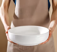 Ensemble de bols surdimensionnés Custim les plus vendus bols à soupe en céramique résistants à la chaleur pour poisson bouilli et cuisine asiatique