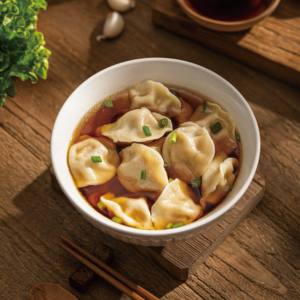 Sanquan Komkommer Ei Dumplings-Bevroren Gekookte Dumplings Vegetarische Jiaozi Traditionele <span class=keywords><strong>Chinese</strong></span> Eten Kindertas - Product Image 1