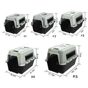 <span class=keywords><strong>Cage</strong></span> de transport pour chien en plastique de haute qualité <span class=keywords><strong>IATA</strong></span> Standra 120*90*90cm pour petits chiens, respirante, portable, <span class=keywords><strong>cage</strong></span> pour animaux de compagnie, plateau en plastique et fer - Product Image 2