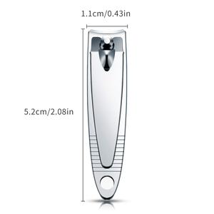 Professional Beauty Mini Nail Clipper <b>Cutter</b> Carbon Steel Manicure Tool Chain - Product Image 2