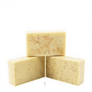 Jabón <span class=keywords><strong>Artesanal</strong></span> de <span class=keywords><strong>Avena</strong></span> de 100g, Jabón con Partículas de <span class=keywords><strong>Avena</strong></span> para Limpieza, Baño y Higiene - Product Image 2