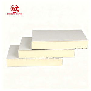 Panneau en acier coloré avec isolation thermique efficace en <span class=keywords><strong>mousse</strong></span> PU, isolation industrielle en <span class=keywords><strong>polyuréthane</strong></span> PU, panneau sandwich en acier coloré - Product Image 6