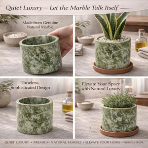 Novedad, SHIYU, Decoración <span class=keywords><strong>de</strong></span> Interiores para Fiestas, Cueva <span class=keywords><strong>de</strong></span> Jade Blanca para el Hogar, Mármol Natural Ecológico y Duradero, Macetas <span class=keywords><strong>de</strong></span> Escritorio - Product Image 2