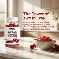 Fibres prébiotiques pour renforcer l'immunité intestinale WXW, capsules probiotiques pour la santé intestinale, améliorent l'environnement intestinal, sans sucre, en bouteille