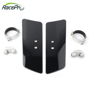 RACEPRO moto vento forcella deflettore aria per Honda Shadow per Yamaha Road Star V-Star per <span class=keywords><strong>Suzuki</strong></span> Boulevard per Kawasaki <span class=keywords><strong>Vulcan</strong></span> - Product Image 1