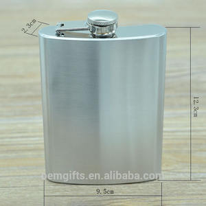 Unionpromo 8 Oz 225ml termos pinggul baja tahan karat desain Modern Flask logam Set berkemah perjalanan pesta hadiah bisnis penggunaan pribadi - Product Image 5